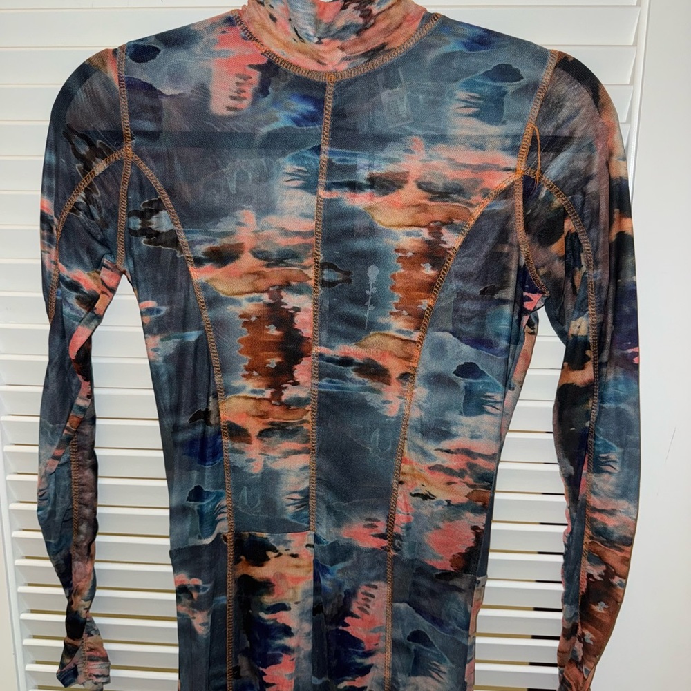 Poster Girl Multicolor Mockneck Top